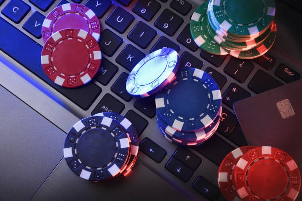 Live casino dealer at multi-camera table setup